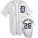 Detroit Tigers MLB Granderson #28 Adult Home (White) Jersey by Majestic- Replica