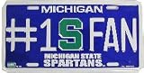 Michigan State University NCAA #1 Fan Metal License Plate
