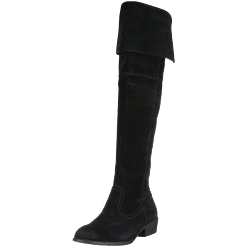 edc by Esprit Stevie Overknee K49545, Damen, Stiefel, Schwarz  (black 001), EU 36