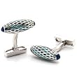 Rhodium Brass Cufflinks