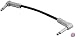 Pyle-Pro PCBLG6 12 Gauge  Right Angle Metal 1/4 To 1/4 Guitar Patch Cable 6 Inch