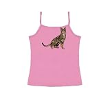 Ocicat- Image - Spaghetti Tank T-Shirt, Pink, Medium