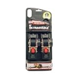 Erickson (ERK34413) 2 Pack 1" X 6 Retractable Ratcheting Tie Down Straps