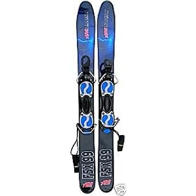ski boards Matrix FSX 99cm Skiboards Snowblades skiblades mini skis with Bindings thumbnail