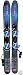 ski boards Matrix FSX 99cm Skiboards Snowblades skiblades mini skis with Bindings