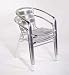 ITALMODERN Sadie Indoor/Outdoor Stacking Chair; Aluminum SET OF 6