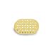 Kitchen & Housewares : Innova Color Cast Porcelain Enameled Cast Iron Basket Weave Trivet, Yellow