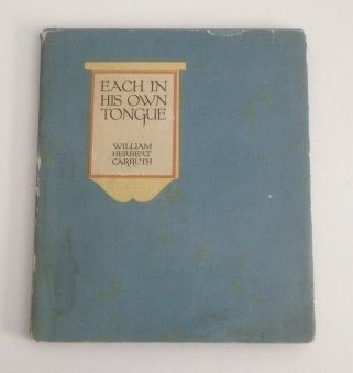 Each In His Own Tongue