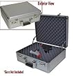 Silver Hard Sided Handgun Case