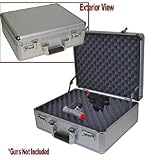 Silver Hard Sided Hand Gun Case