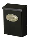 Solar #DVK00000 XL Black Wall Mailbox