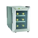 The Wine Enthusiast 6-Bottle Silent Wine Refrigerator - Stainless Steel (2720207)
