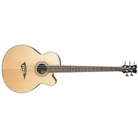 Dean Playmate Cutaway 5 String Acoustic Electric Bass (Natural)