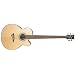 Dean Playmate Cutaway 5 String Acoustic Electric Bass (Natural)