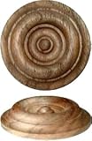 1 1/2 IN Dia WALNUT Rosette