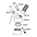 ISI 3042 Metal Threaded Straight Tip w/Teeth - Pearl