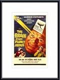 Brain From Planet Arous The, Art Poster with Metal Frame, poster size: 11