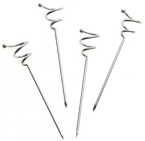 Amco Stainless-Steel Cocktail Picks, Set of 4