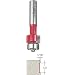 Freud 85-021 1/2-Inch x 1/16-Inch Inlay Router Bit with 1/2-Inch Shank