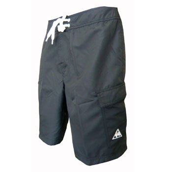 le coq sportif(ルコック) ウーブンハーフパンツ・リバーシブル BLK(ブラック/Lグレー) M QE-382601