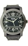 Fossil Trend Collection Black Leather Strap Black Dial Men's watch #JR1136