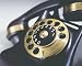 Black & Gold Telephone, Art Poster by Francisco Fernandez