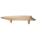 Shaker Zen Convex Shelf Kit - Birch (24x9.5")