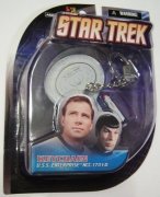  Basic Fun - Star Trek Vehicles Series 1 - USS ENTERPRISE NCC 1701-D ( keychain )