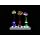 Fortune Products LB-513w Rectangle Light Base with White LED's, 13" Length x 5" Width x 1-1/4" Height
