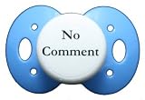 Lots to Say Pacifier - No Comment (Blue)