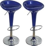 Pair of Dark Blue Barstools
