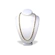 New 10K 4MM Solid Gold Rope Chain necklace