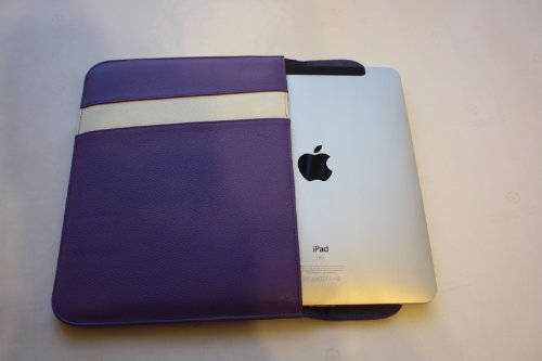 Bear Motion (Trademark) 100% Genuine Leather Portfolio Slipcase Designed for 9.7-Inch Apple iPad