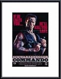 Commando, Art Poster with Metal Frame, poster size: 11