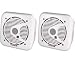 Dual DM-S655SM 6.5" Dual Cone Surface Mount Marine Speakers