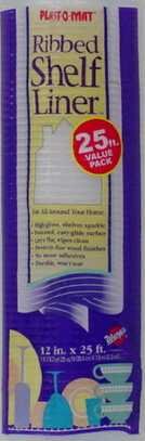 Warp Bros. PM125C Plast-O-Mat Ribbed Shelf Liner