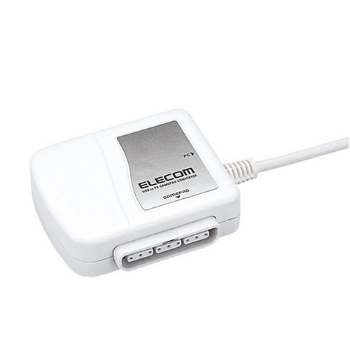 ELECOM USBtoPS/PS2�Q�[���p�b�h�R���o�[�^ JC-PS101UWH