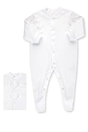 3 Pack Pure Cotton Integral Feet Sleepsuits