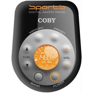 All Weather Sport AM FM Radio with Armband by Coby