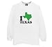 Texas Map - Long Sleeve T-Shirt