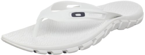 Oakley Men's Operative Flip Flop,White/Navy,11 M US