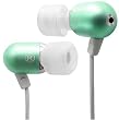 Radius Atomic Bass Aluminum Earbuds Designed to Fit Small Ears and Jogging. Superb Base Response. iPhone Compatible - 3G Nano Green (Designed in Japan).