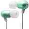 Radius Atomic Bass Aluminum Earbuds Designed to Fit Small Ears and Jogging. Superb Base Response. iPhone Compatible - 3G Nano Green (Designed in Japan).