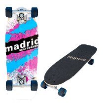 Madrid Stubbie Mini Cruiser Complete Skateboard In White