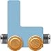 NameTrain Pastel Letter Car L - Made in USA (Blue)