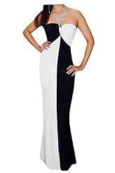 Plus Size Chiffon Spaghetti Strap Colorblocking Prom Dress 