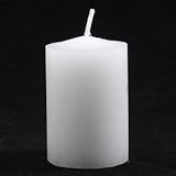 15 Hour White Unscented Votive Candles Set of 36