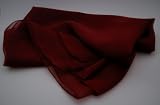 Chiffon Stola Schal 230x47cm bordeaux