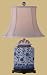 Classic Traditional Formal Quality Lighting - 23 Blue & White Jar Oriental Style Fine Table Lamp