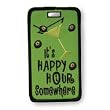 Finders Key Purse It's Happy Hour Somewhere Luggage Tag
